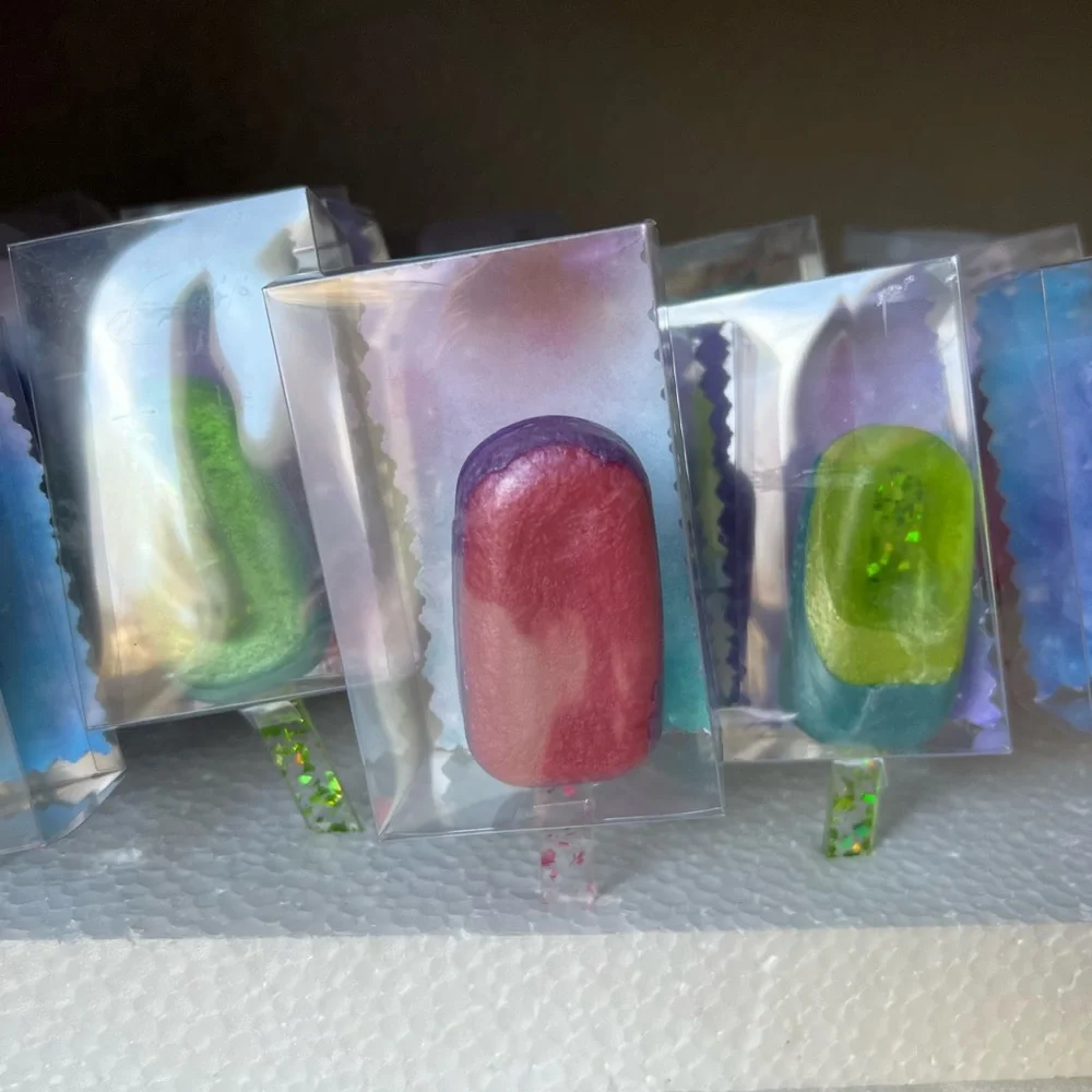 Hand Crafted Colorful soap Popsicles